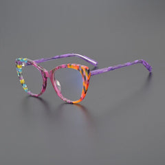 Nidaly Acetate Cat Eye Glasses Frame Cat Eye Frames Southood Purple