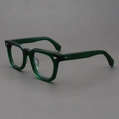 Niurka Vintage Acetate Glasses Frame Rectangle Frames Southood Green