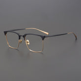 Oates Titanium Glasses Frame Rectangle Frames Southood GoldBlack