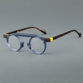 Ocnus Acetate Round Retro Glasses Frame Round Frames Southood Blue