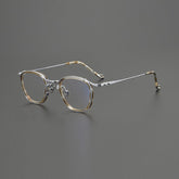 Oda Premium Series Vintage Glasses Frame Oval Frames Southood Leopard Silver