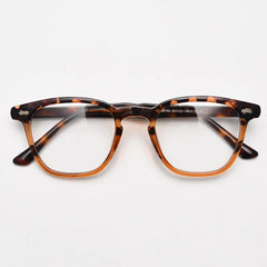 Oke Vintage Tr90 Optical Frame Geometric Frames Southood LeopardTea