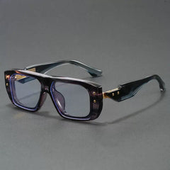 Ola Vintage Square Glasses Frames Rectangle Frames Southood Blue