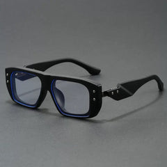 Ola Vintage Square Glasses Frames Rectangle Frames Southood Matte Black