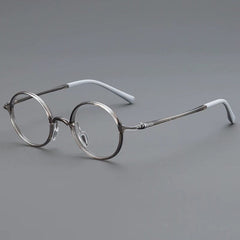 Ono Retro Round TR90 Optical Glasses Frames Round Frames Southood Gray