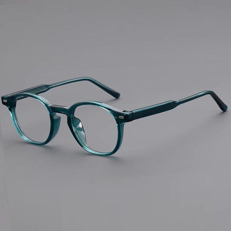 Ons Vintage TR90 Eyeglasses Frame Round Frames Southood Green