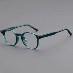 Ons Vintage TR90 Eyeglasses Frame Round Frames Southood Green