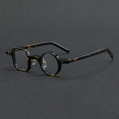 Onur Vintage Round Square Acetate Glasses Frame Geometric Frames Southood Leopard