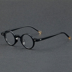 Orion Vintage Round Acetate Glasses Frame Round Frames Southood C1black
