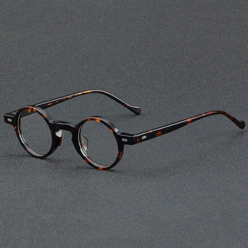 Orion Vintage Round Acetate Glasses Frame Round Frames Southood C2Leopard