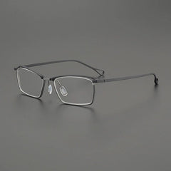 Osch Retro Titanium Ultra-Light Glasses Frame Rectangle Frames Southood Black Grey