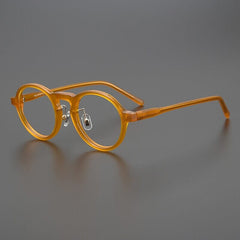 Osrid Vintage Acetate Eyeglasses Frame Round Frames Southood Orange
