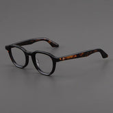 Oswald Vintage Designer Acetate Glasses Frame Oval Frames Southood Leopard