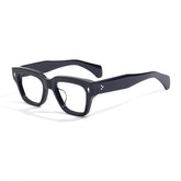 Parnell Vintage Square Acetate Glasses Frame Rectangle Frames Southood Black