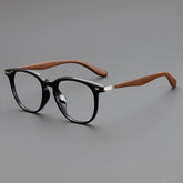 Pascoe TR90 Vintage Eyeglasses Frame Rectangle Frames Southood Bright Black