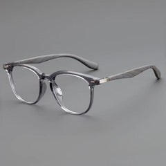 Pascoe TR90 Vintage Eyeglasses Frame Rectangle Frames Southood Clear Grey