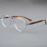 Pat Retro Big Glasses Frame Aviator Frames Southood Clear Leopard