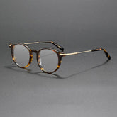 Pedro Acetate Alloy Glasses Frame Oval Frames Southood Leopard