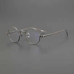 Penn Retro Round Titanium Glasses Frame Round Frames Southood Gun