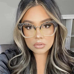 Phoebe Oversized Cat Eye Glasses Frame Cat Eye Frames Southood