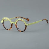 Piper Retro Round Glasses Frame Round Frames Southood Yellow