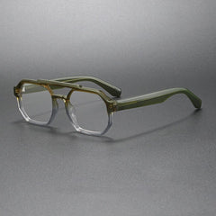 Pubill Vintage Acetate Eyeglasses Frame Aviator Frames Southood Olive Green