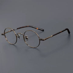 Ranay Vintage Titanium Eyeglasses Frame Round Frames Southood Bronze