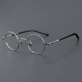 Ranay Vintage Titanium Eyeglasses Frame Round Frames Southood Silver