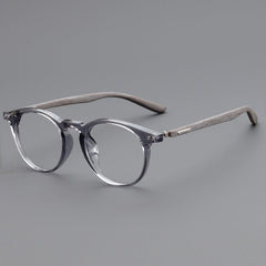 Rane TR90 Vintage Eyeglass Frame Cat Eye Frames Southood Clear Grey