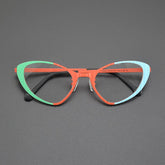 Ranya Cat Eyes Titanium Glasses Frame Cat Eye Frames Southood Red