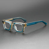 Reed Vintage Acetate Glasses Frame Rectangle Frames Southood Blue Tea