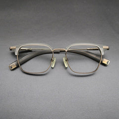 Reve Vintage Acetate Square Glasses Frame Rectangle Frames Southood Gray Bronze