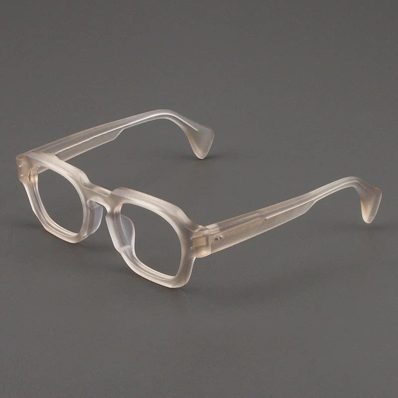 Reve Vintage Acetate Square Glasses Frame Rectangle Frames Southood Matte Yellow