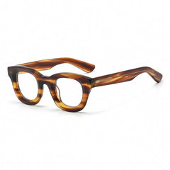 Reyes Vintage Acetate Glasses Frame Oval Frames Southood Stripe