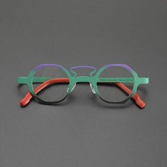 Rich Retro Titanium Optical Glasses Frame Geometric Frames Southood