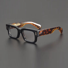 Ricki High Quality Vintage Acetate Glasses Rectangle Frames Southood Light Leopard