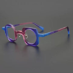 Riggins Vintage Acetate Glasses Frame Geometric Frames Southood Pink Blue