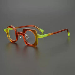 Riggins Vintage Acetate Glasses Frame Geometric Frames Southood Red Green