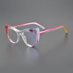 Ripple Acetate Cat Eye Glasses Frame Cat Eye Frames Southood Pink Purple