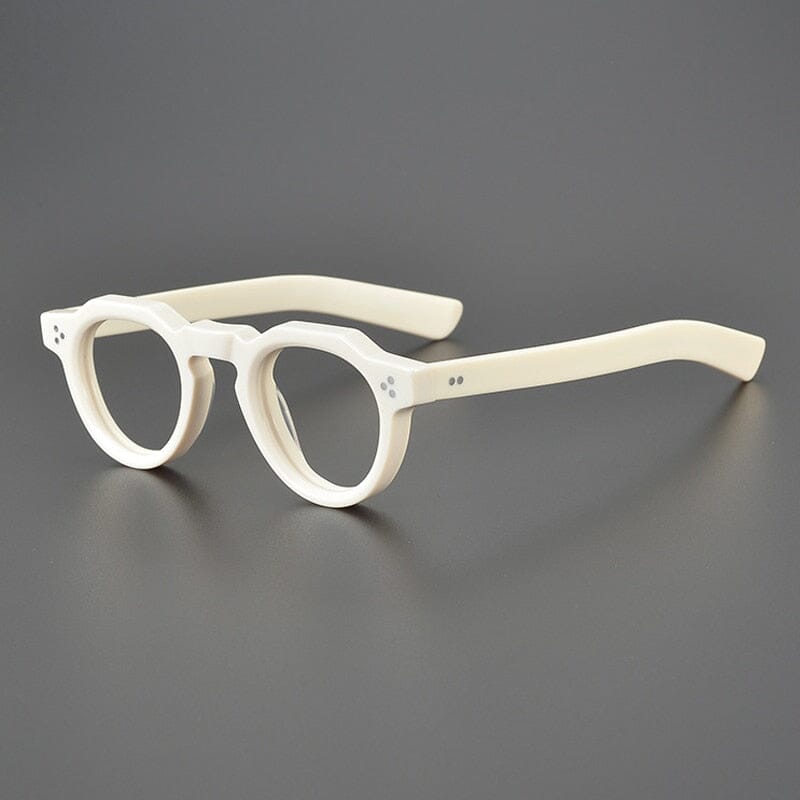 Rolf Vintage Acetate Glasses Frame Round Frames Southood White