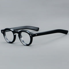 Rolf Vintage Geometric Acetate Glasses Frame Geometric Frames Southood Black