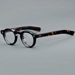 Rolf Vintage Geometric Acetate Glasses Frame Geometric Frames Southood Leopard