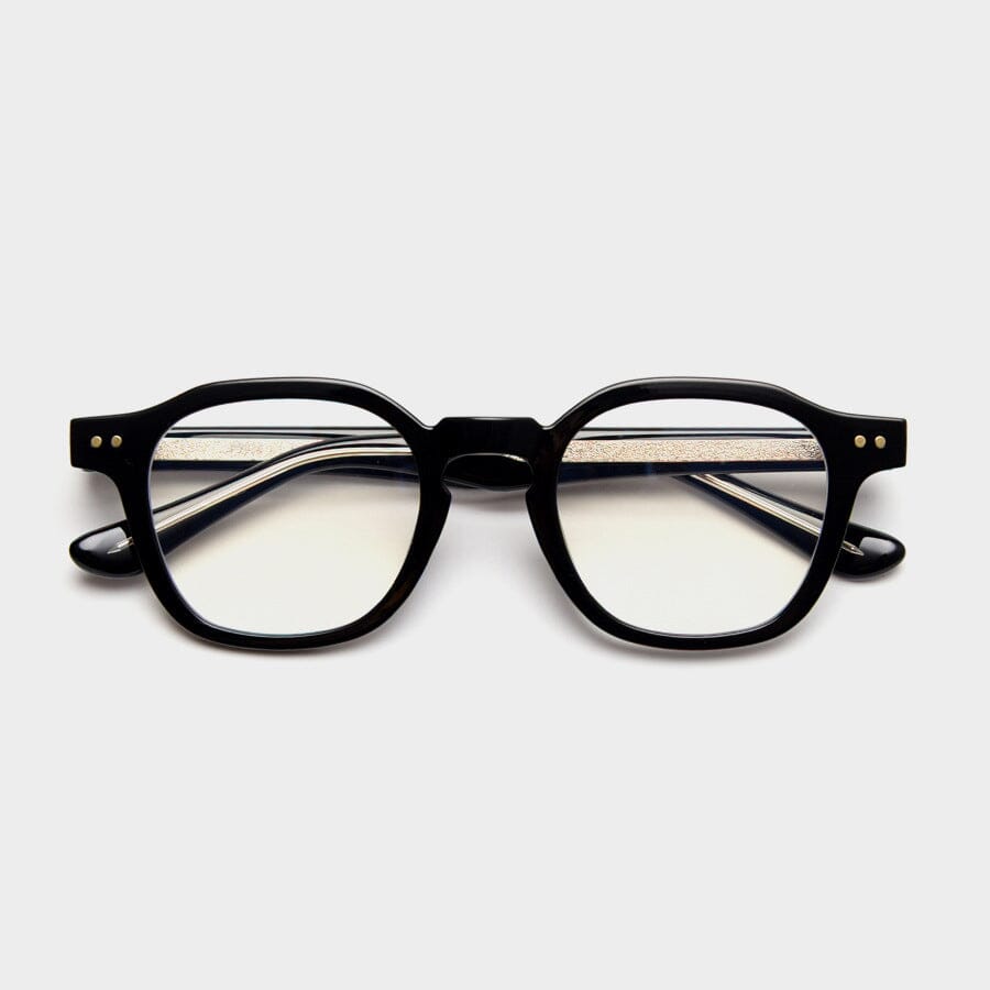 Rolland TR90 Vintage Eyeglasses Frame Geometric Frames Southood Black