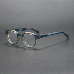 Romeo Vintage Acetate Glasses Frame Oval Frames Southood Blue Tea