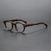 Romeo Vintage Acetate Glasses Frame Oval Frames Southood Leopard