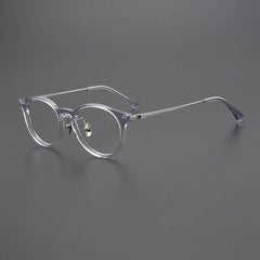 Rook Vintage Titanium Glasses Frame Cat Eye Frames Southood Gray