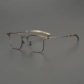 Rosana Retro Titanium Ultra-Light Glasses Frame Rectangle Frames Southood Bronze