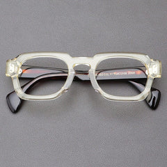 Rotonya Acetate Retro Square Glasses Frame Rectangle Frames Southood