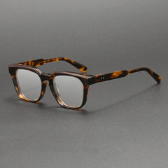Rourke Vintage Acetate Glasses Frame Rectangle Frames Southood Leopard