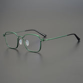 Royal Titanium Square Glasses Frame Rectangle Frames Southood Green